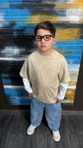 LONG SLEEVE BICOLOR
