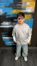 LONG SLEEVE BICOLOR